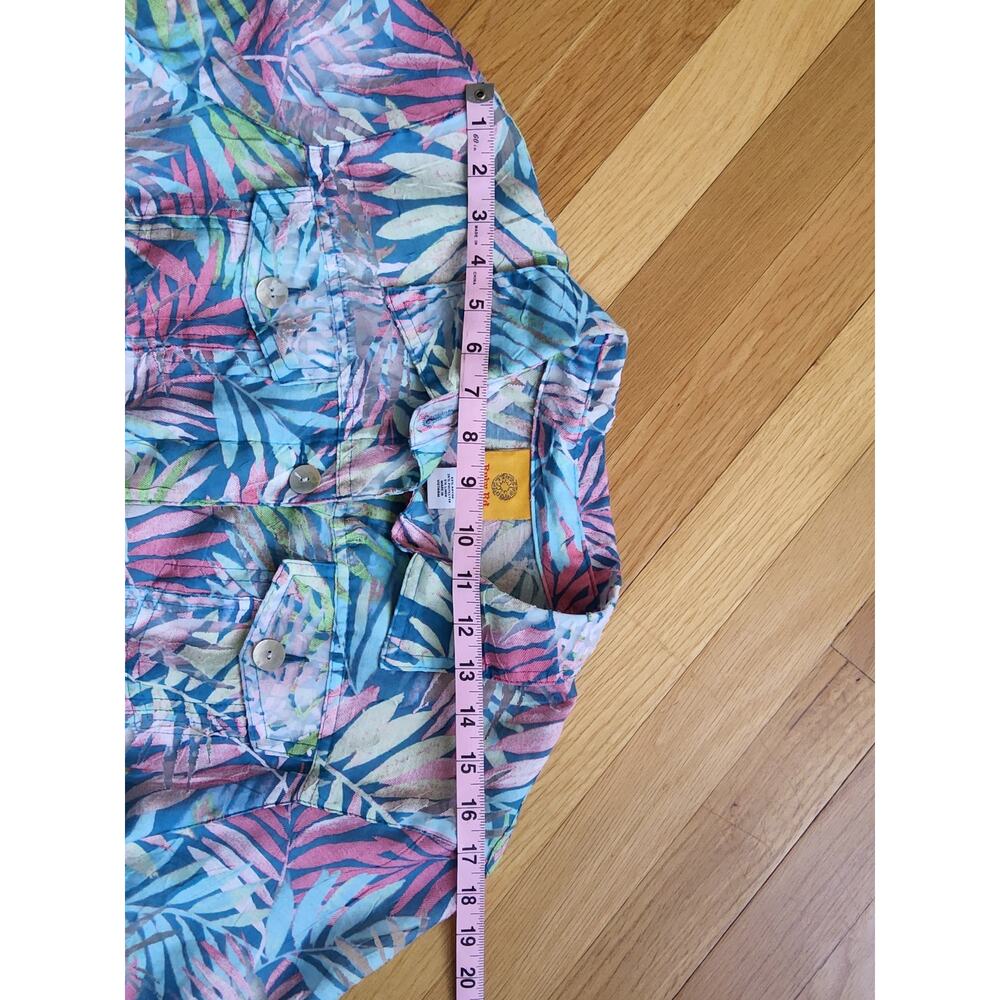 Ruby Rd Palm Print Jacket 14 - Picture 3 of 10